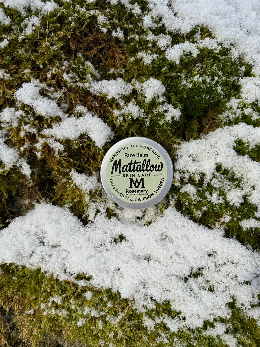 Ekologisk Tallow Ansiktsbalsam Fet & Aknebenägen Hud - Rosmarin 60ml